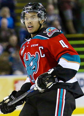 Kelowna Rockets grad, Madison Bowey, arrived <br>at the Washington Capitals training camp on Friday with<br> with the goal of stepping into the Caps' NHL roster.<br>Photo: KelownaNow.com