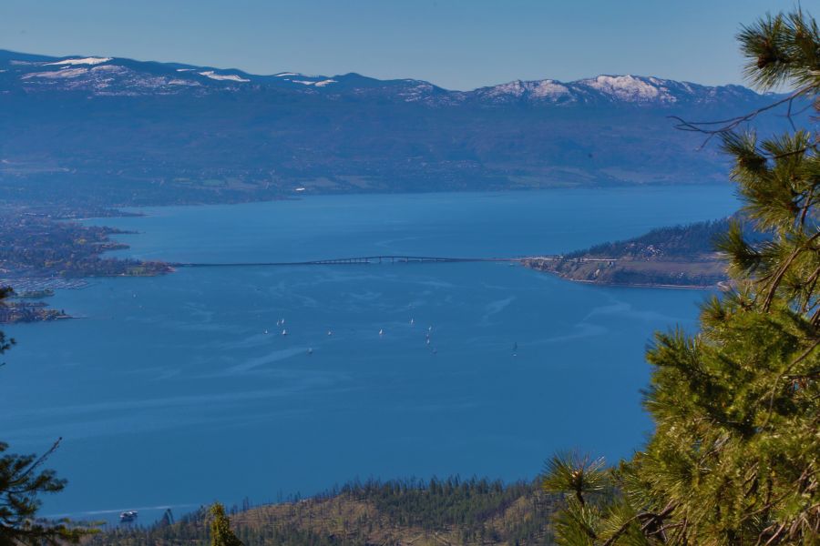 <who>Photo Credit: KelownaNow</who>From hiking up the surrounding mountains to sailing along Okanagan Lake, there is an endless list of activities to partake in and enjoy the great outdoors.