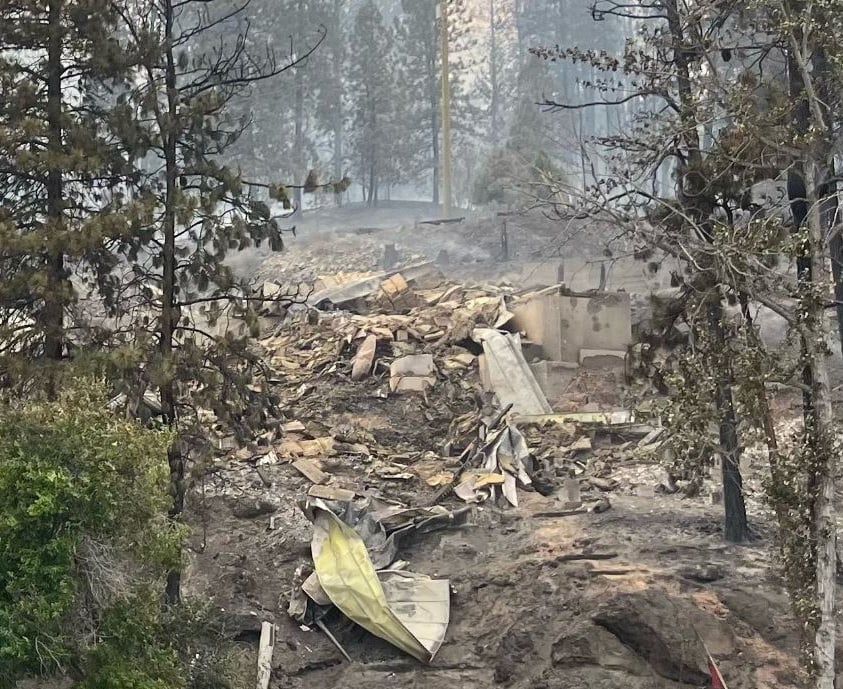 <who>Photo Credit: Todd Talbot</who>Todd Talbot, a host of HGTV's Love It or List It Vancouver, was nearly finished building an A-Frame cabin along the west shores of Okanagan Lake, but it was destroyed by the fire on Thursday night.