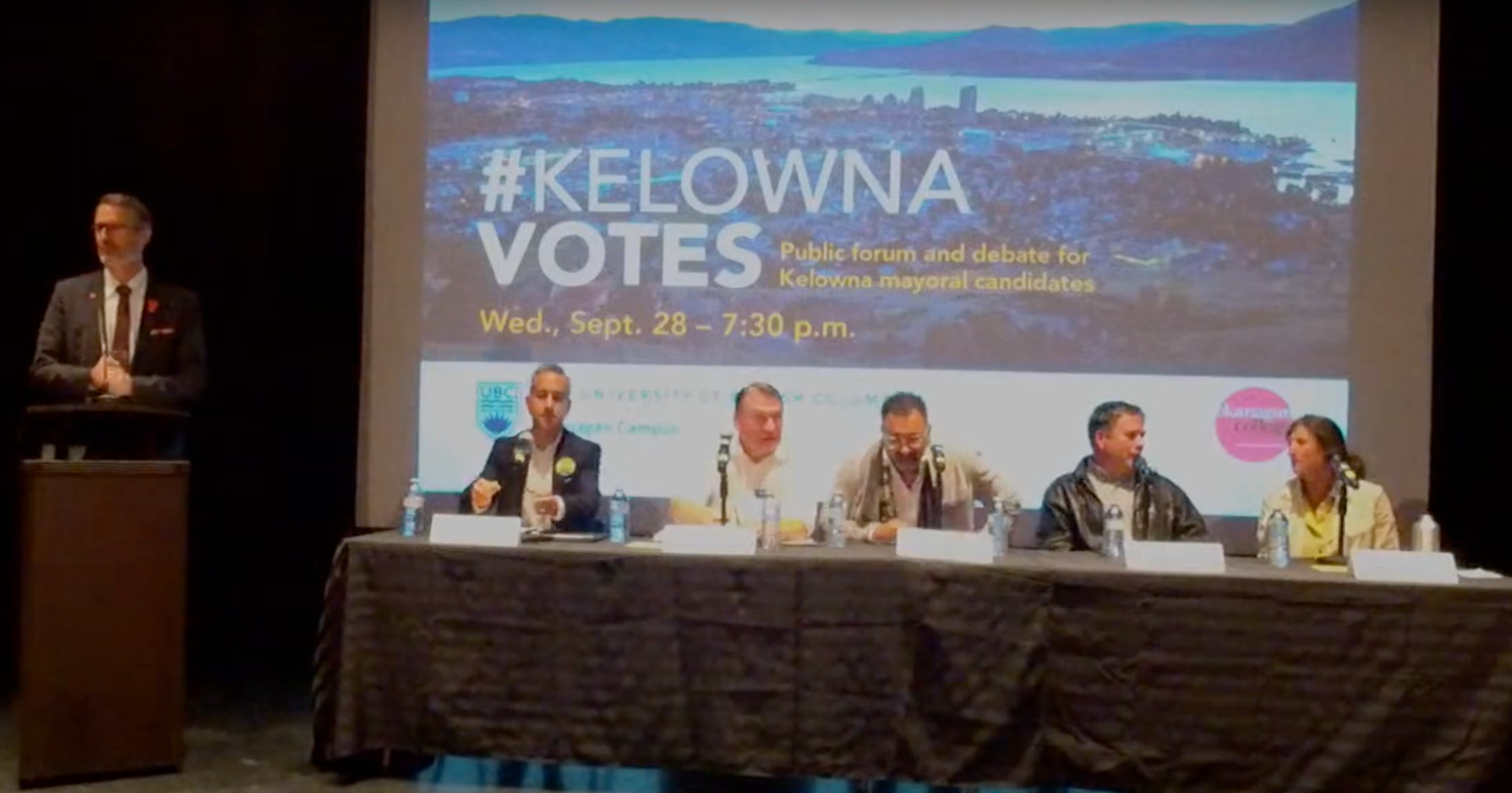 Candidates tee off at first Civic Election debate