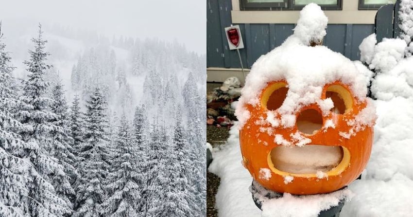 PHOTOS: Kelowna’s first snowfall of the season