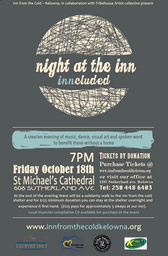 Inn From the Cold 2013 Fundraiser Poster