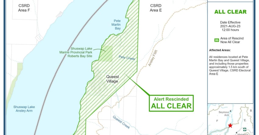 UPDATE: Crazy Creek Gorge FSR wildfire being held