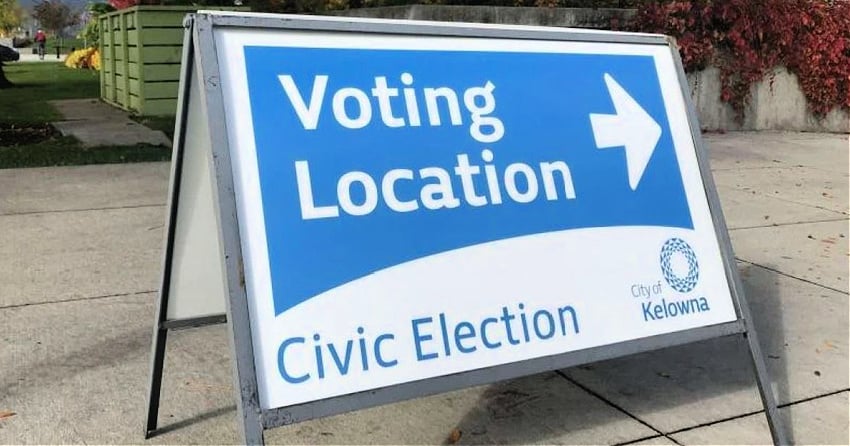 Nearly 1,500 Kelowna residents cast their ballot on the first day of advanced voting