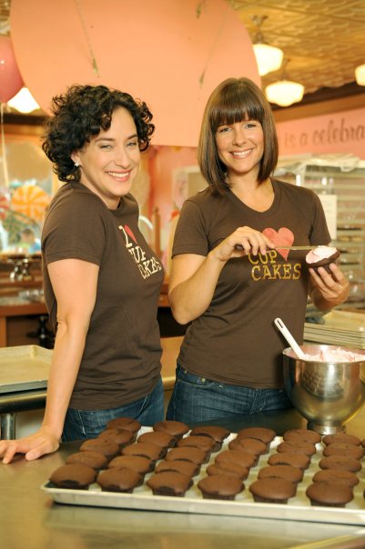 Photo Credit: The Cupcake Girls on Facebook. </who> Lori Joyce and Heather White, stars of The Cupcake Girls TV show, <br> went to the the E-Series. 