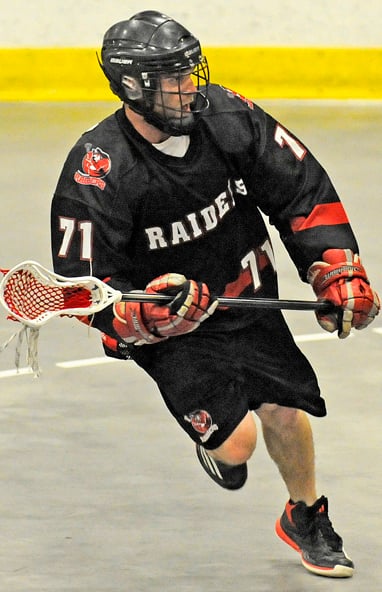 <who>KelownaNow </who>Nick Evans scored three times in a losing cause.