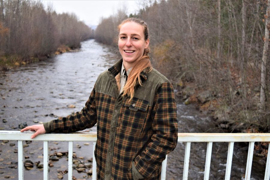 </who>Brittney Currie is a parks labourer who works in Mission Creek and Bertram Creek regional parks.