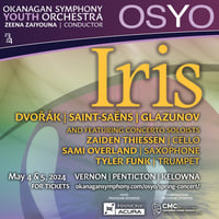 Okanagan Symphony Youth Orchestra presents its spring concert, IRIS