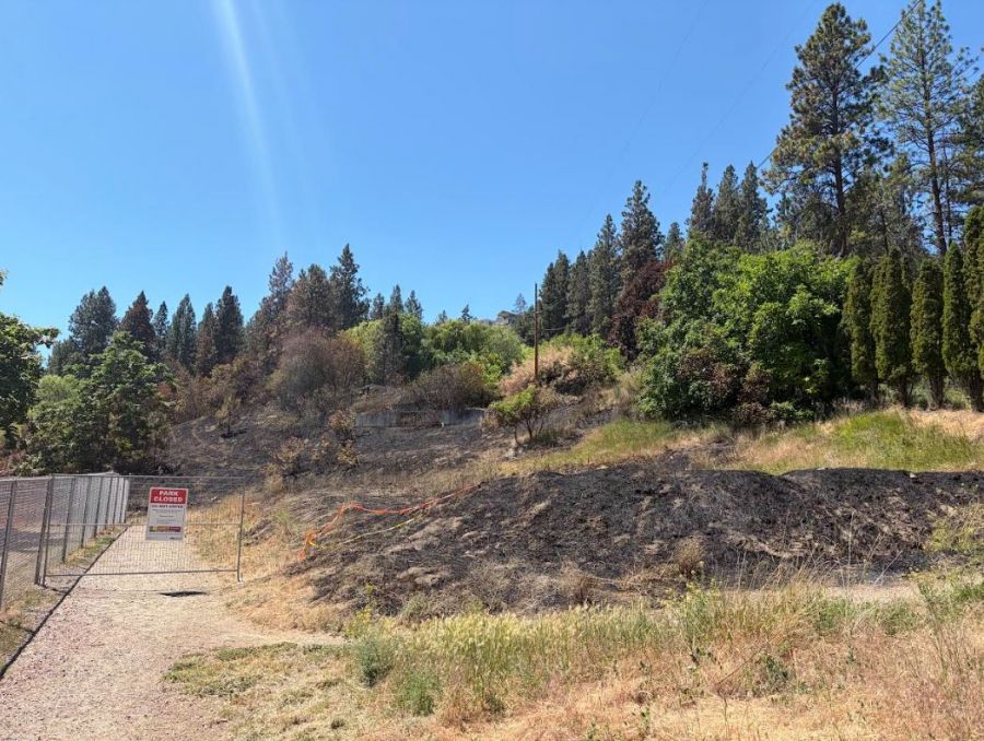 Wildfire recovery work ongoing in partially-closed Kalamoir Regional Park