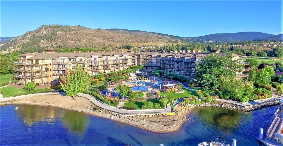 </who>The 150-suite Cove is located right on Okanagan Lake.