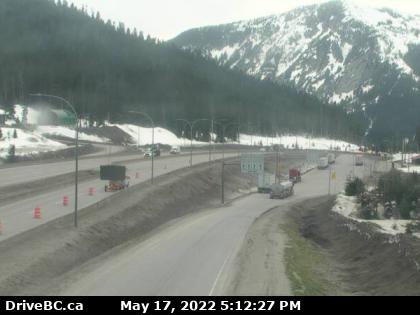 </who>Photo credit: DriveBC | Hwy 5, southbound at Zopkios Rest Area, near the Coquihalla Summit