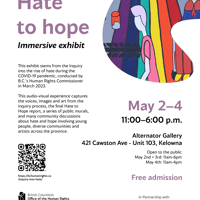 From Hate to Hope: An immersive exhibit