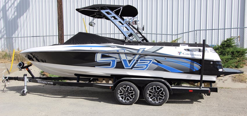 <who>Submitted photo</who>Kelowna's Banner Recreation is looking for a stolen boat and trailer, similar to the one pictured here.