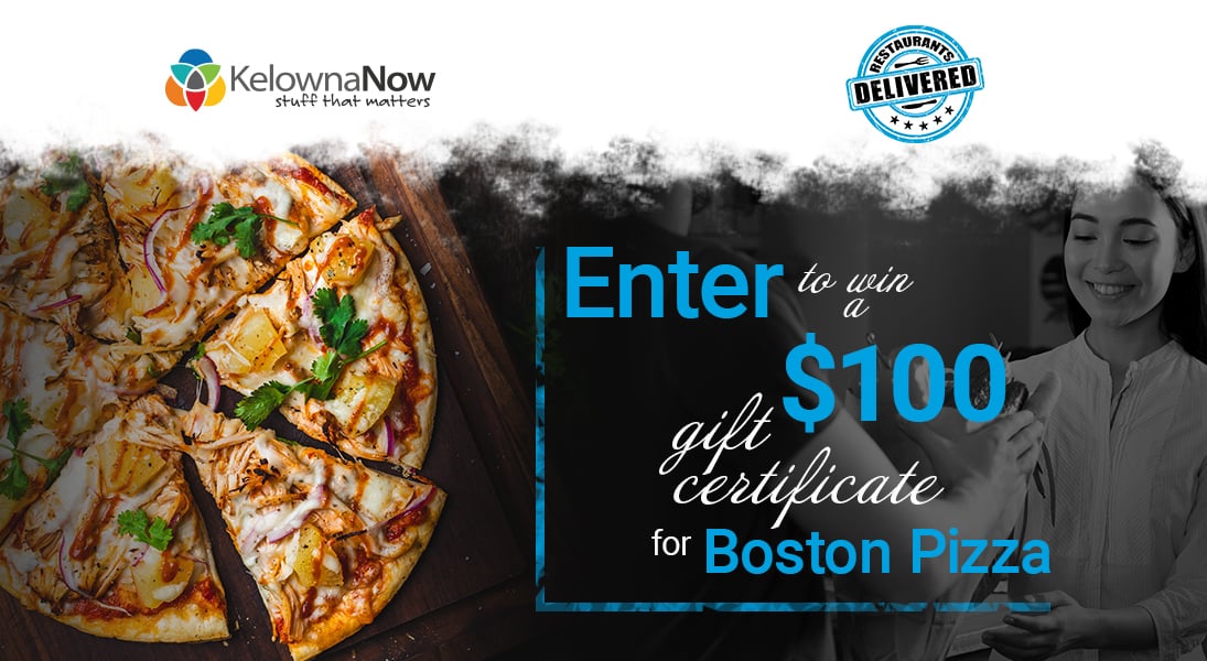 GET LOCAL CONTEST CLOSED! Win a $100 GC to Boston Pizza from Restaurants Delivered