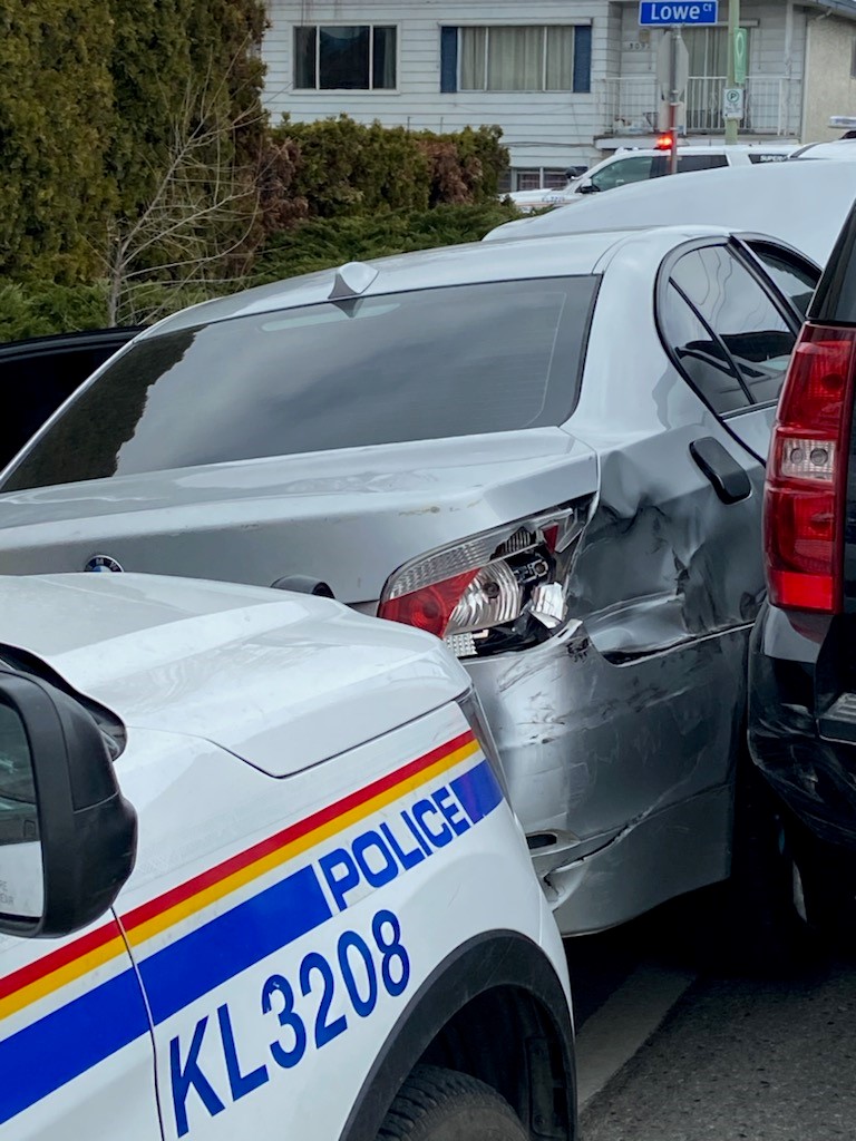 <who>Photo Credit: RCMP</who>The RCMP had to forcibly stop the erratic driver.