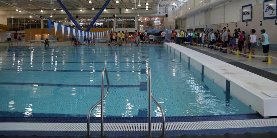 <who>Photo Credit: KelownaNow</who>The pool at H2O Adventure and Fitness Centre