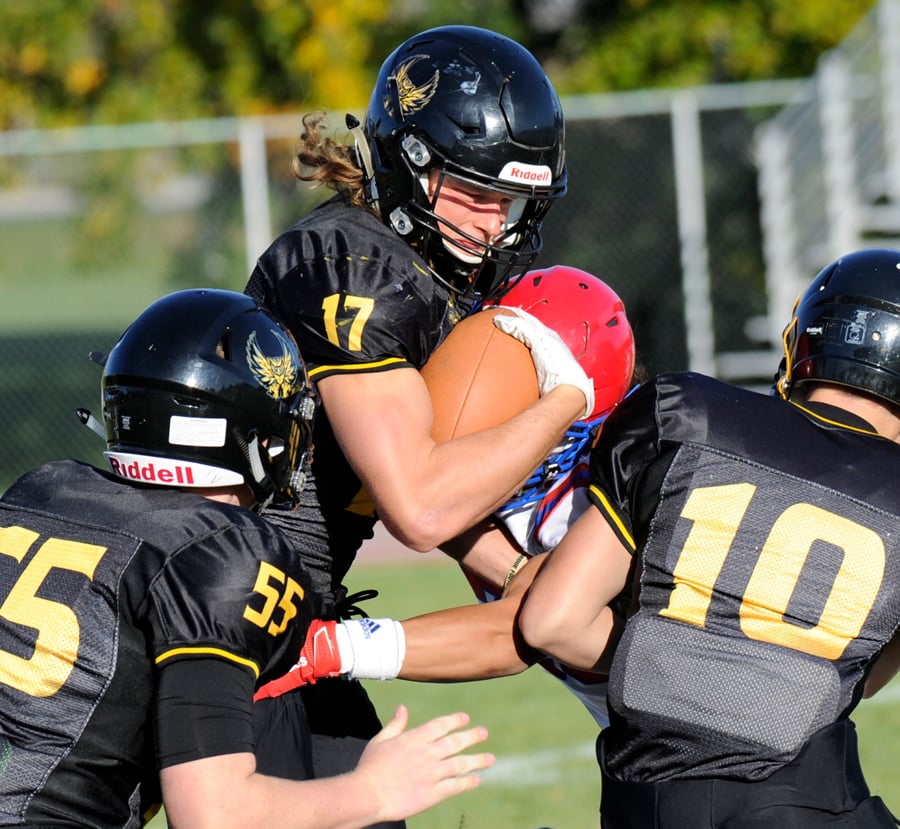 Grade 12 Nolan Ulm chosen to the conference all-star team for the second straight season.