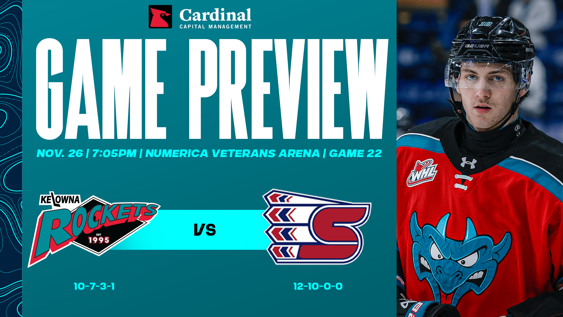 Game preview: Rockets kick off 3-game Washington road trip in Spokane tonight