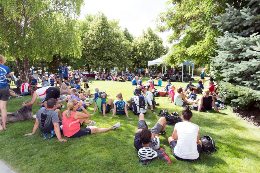 <who>Photo Credit: Morton Byskov </who>There will be live music, a barbecue and beverages at the finish line of the Okanagan Trestles Tour cycling event at the Penticton Lakeside Resort Sunday afternoon.