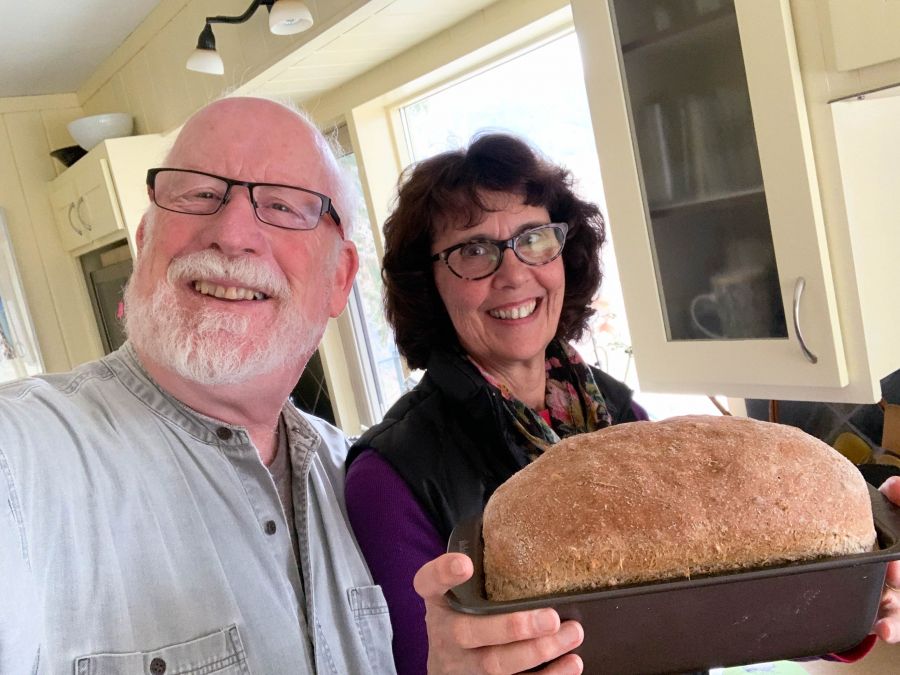 <who>Photo Credit: Richard Cannings</who> Homemade bread courtesy of Margaret Holm and her hubby Richard Cannings