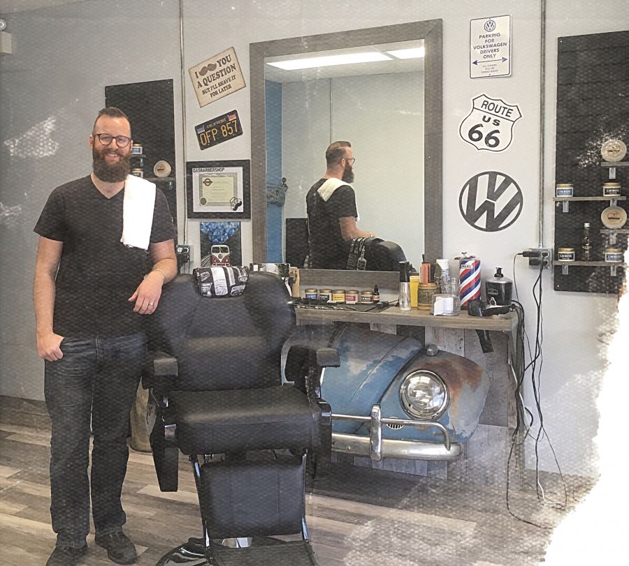 <who>Photo Credit: KelownaNow</who>Das Barbershop owner Justin Dueck