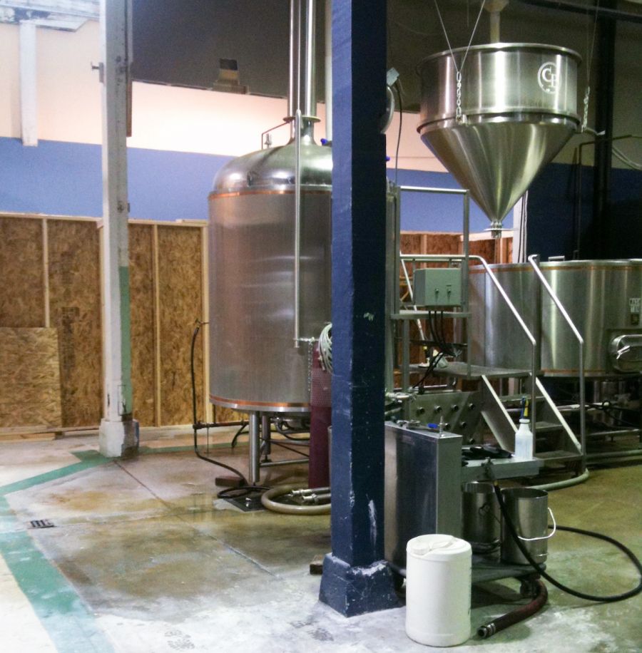 <who>Photo Credit: Cannery Brewing</who> Taproom expansion circa 2011