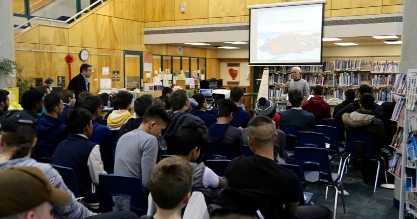 BCN Founding Patron Frank Giustra Leading Chapter Meeting about Syrian Refugee Crisis