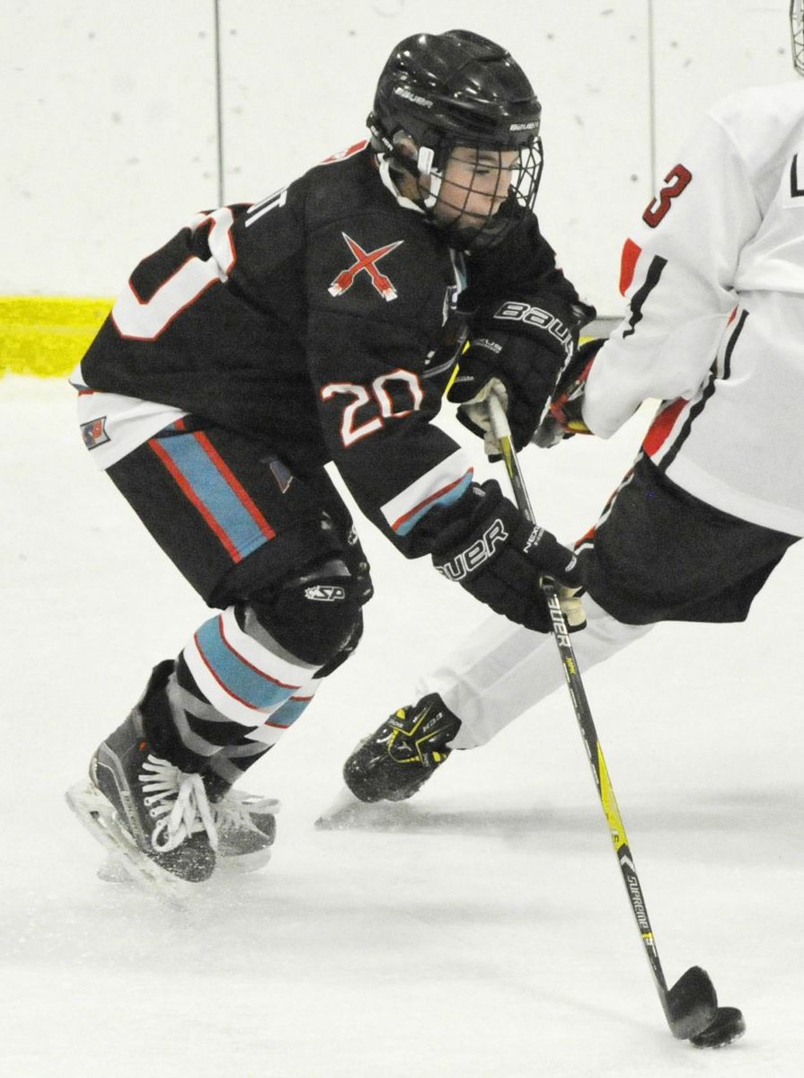 <who>Photo Credit: Lorne White/KelownaNow </who>Carter Schmidt was the top point-getter for the Rockets in their seven games.