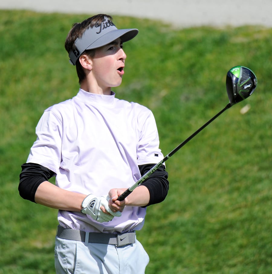 Kelowna's Graysen Lesiuk second among juvenile-aged golfers at Shannon Lake.