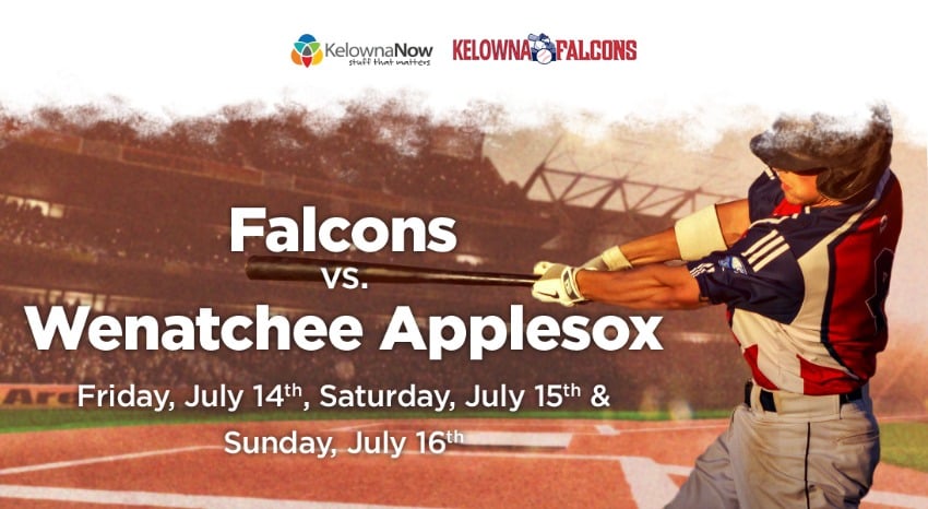 Closed – Flash Contest Alert! Win 4 Tickets to the Kelowna Falcons Game July 14th, 15th or 16th!