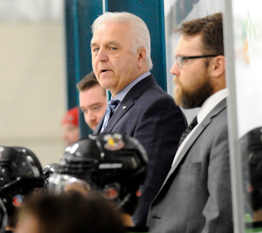 <who>Photo Credit: Lorne White/KelownaNow </who>Head coach Ken Law says his young and inexperienced Chiefs have exceeded expections.