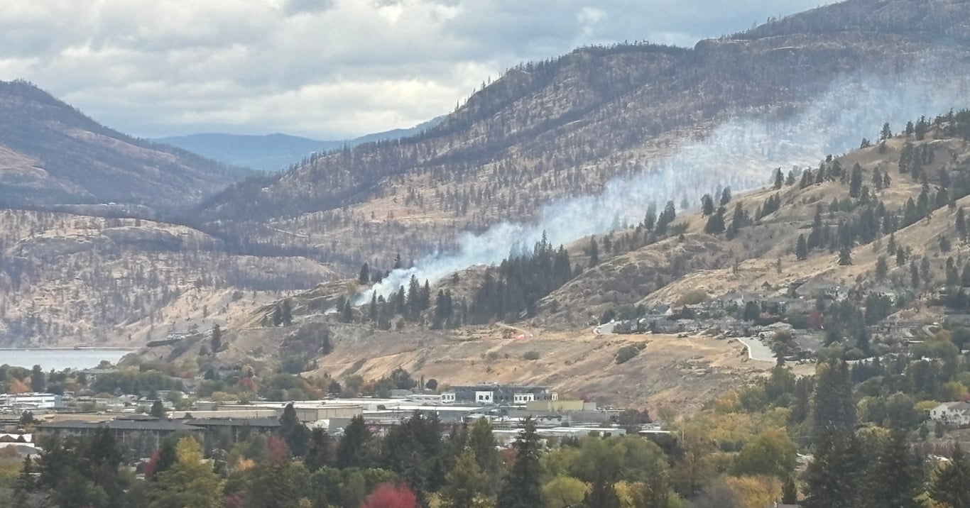 UPDATE: Knox Mountain fire extinguished, no injuries reported