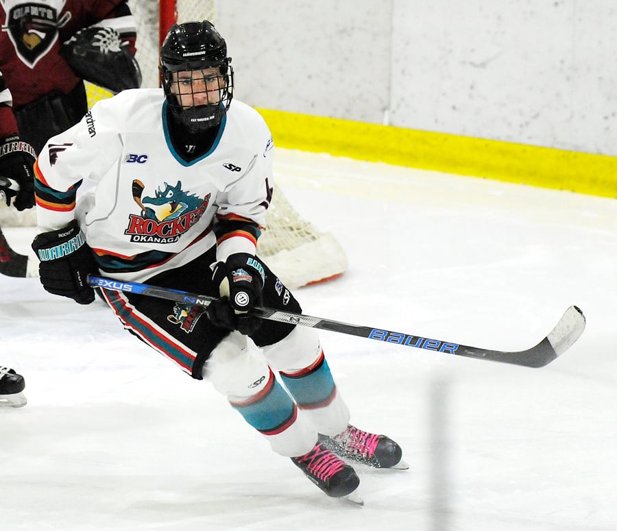 <who>Photo Credit: Lorne White/KelownaNow </who>Cameron Moger assisted on five goals on the weekend and is first among defencemen in the league in points.