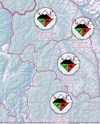 Conditions in the back country are changing by the hour.