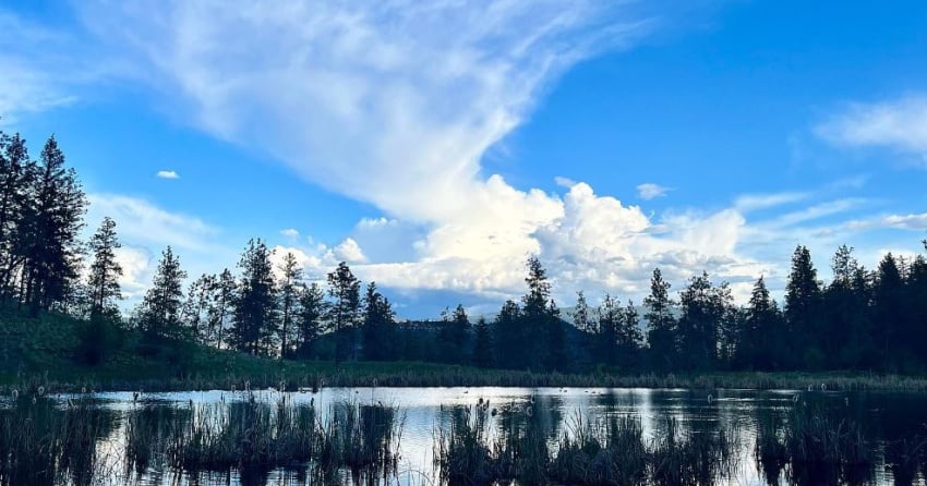 Kelowna weather: Mix of sun and cloud, clearing later on