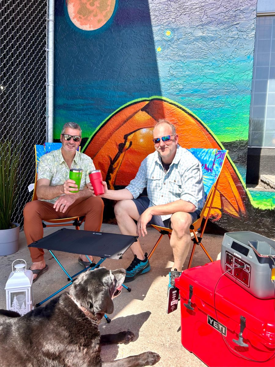 <who>Photo Credit: Contributed</who>TW Outdoors - Savos Koutsantonis (L) and Nick Pace