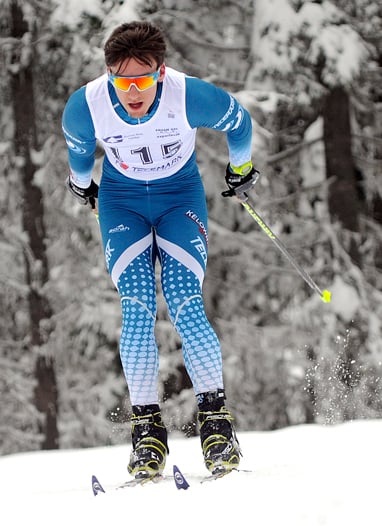 <who>Photo Credit: Lorne White/NowMedia </who>Kelowna's David Walker finished third in Loppet skiathlon.