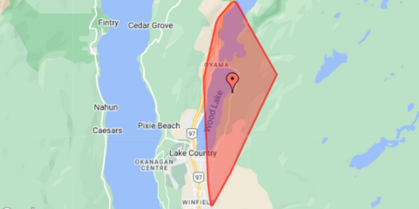 UPDATE: Power restored for 1.7K BC Hydro customers in Lake Country