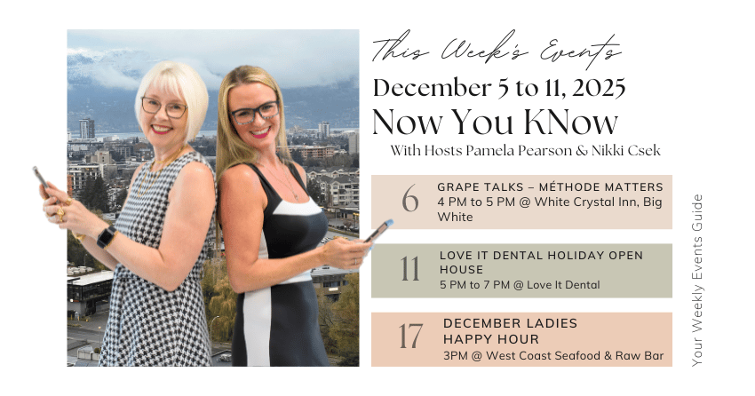 Now you KNow with Pamela and Nikki: Upcoming Events for December 5 to 11