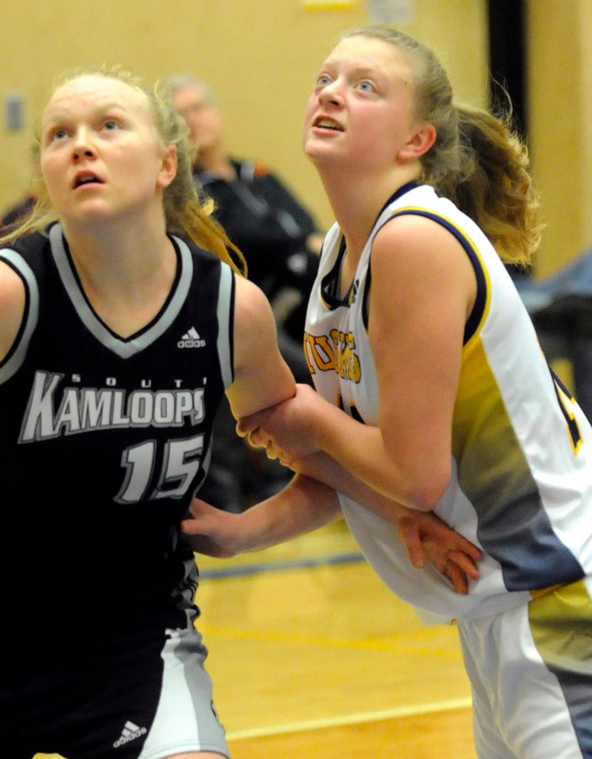 <who>Photo Credit: Lorne White/KelownaNow </who>Jordyn Pink will be a key in the key for the Huskies. She led the team with 15 points and four rebounds in a Okanagan Valley semifinal win over Westsyde of Kamloops.