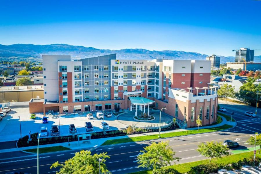 </who> The 161-room Hyatt Place in Kelowna will be about half full this Labour Day long weekend.