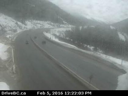 <who> Photo Credit: DriveBC </who> Conditions on the Coquihalla Highway Friday afternoon.