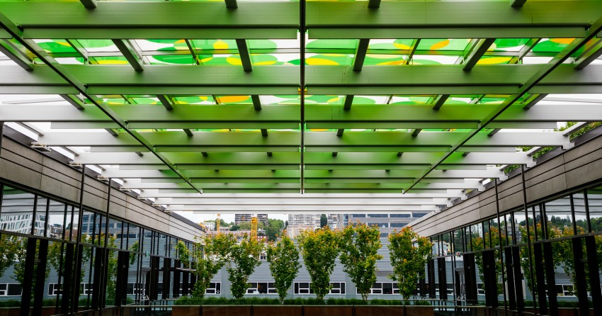 Inside Amazon Headquarters in Seattle.
