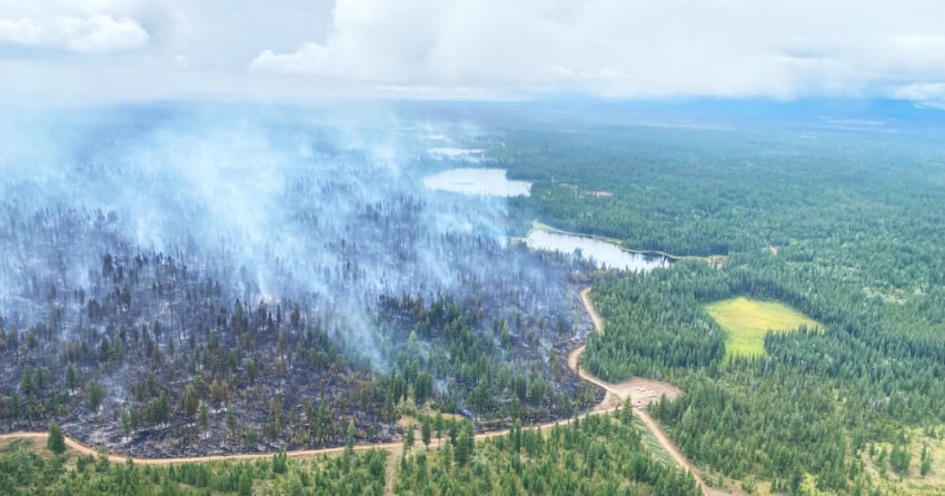 UPDATE: Flat Lake wildfire no longer wildfire of note
