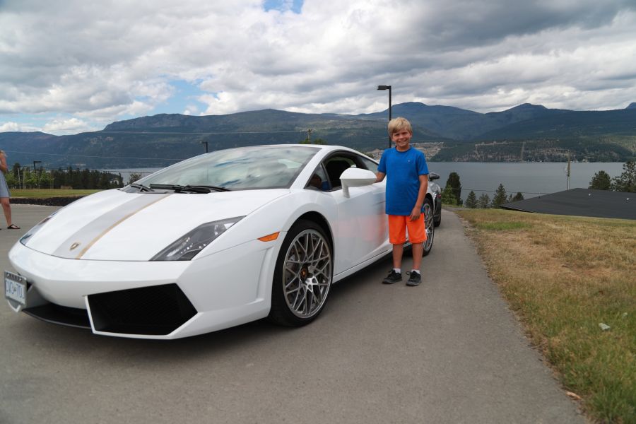 <who>Photo Credit: KelownaNow</who> Cailex with his getaway car