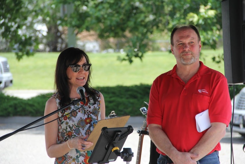 Penny and Bruce Stranaghan from Integra Tires.