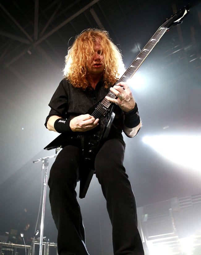 <who>Photo Credit: KelownaNow</who> Dave Mustaine at SOEC
