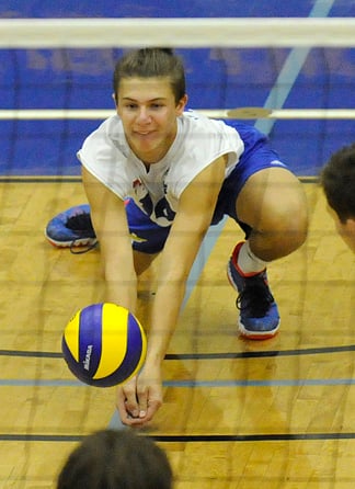 <who>Photo Credit: Lorne White/KelownaNow.com </who>Kelowna's Eli Risso made his CIS debut with the Heat on Friday.