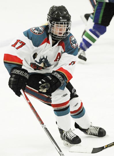 <who>Photo Credit: Lorne White/NowMedia</who>Rockets' Ashley Mann a key offensive contributor.