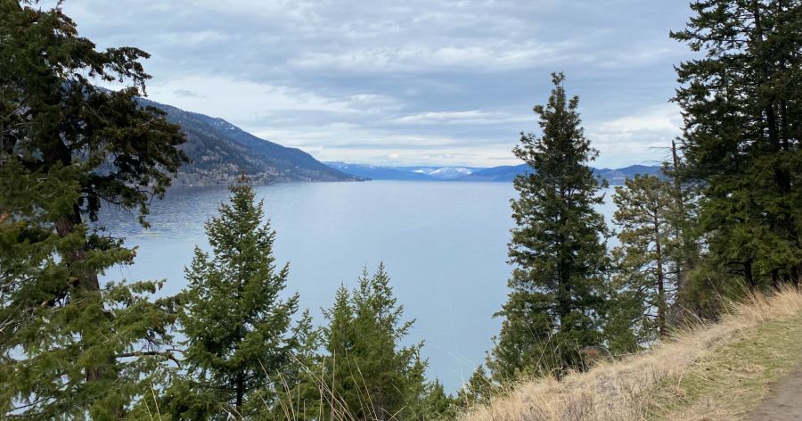 <who>Photo Credit: KelownaNow</who>The views along Paul's Tomb Trail make it one of the most popular walks/hikes in the Central Okanagan.